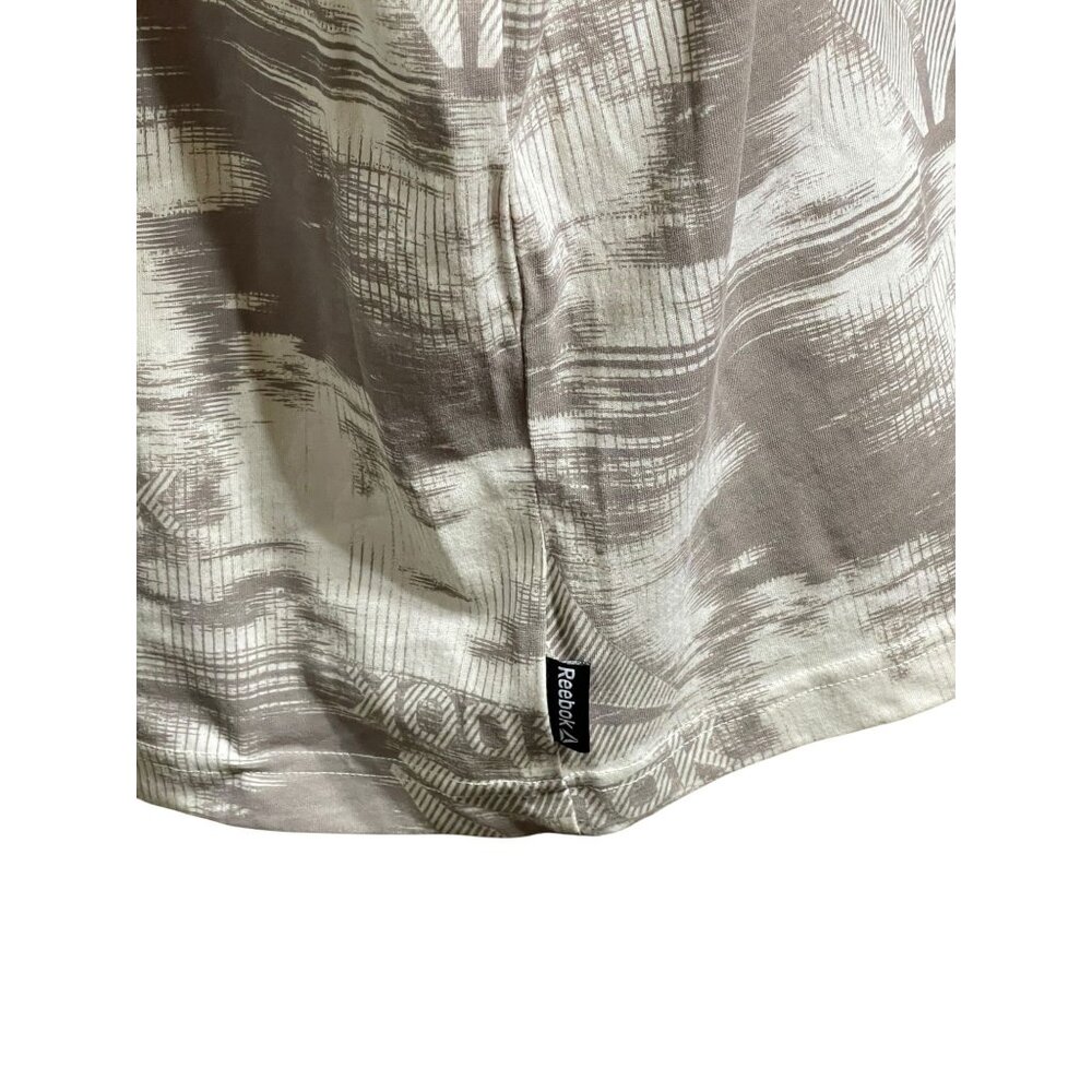 Reebok Mens Classic Graphic T-Shirt Beige/Gray L Cotton Blend - Picture 13 of 15